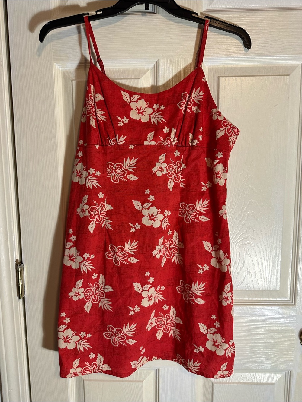 wild fable Red Floral Spaghetti-Strap Dress